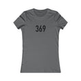 Charger l'image dans la visionneuse de la galerie, Gray t-shirt with the number 369 printed on a white background