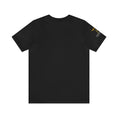 Cargar la imagen en la vista de la galería, Lovetuner Uni-Sex T-Shirt in black featuring 528Hz music design, perfect for lovers of sound healing and stylish, comfortable clothing.
