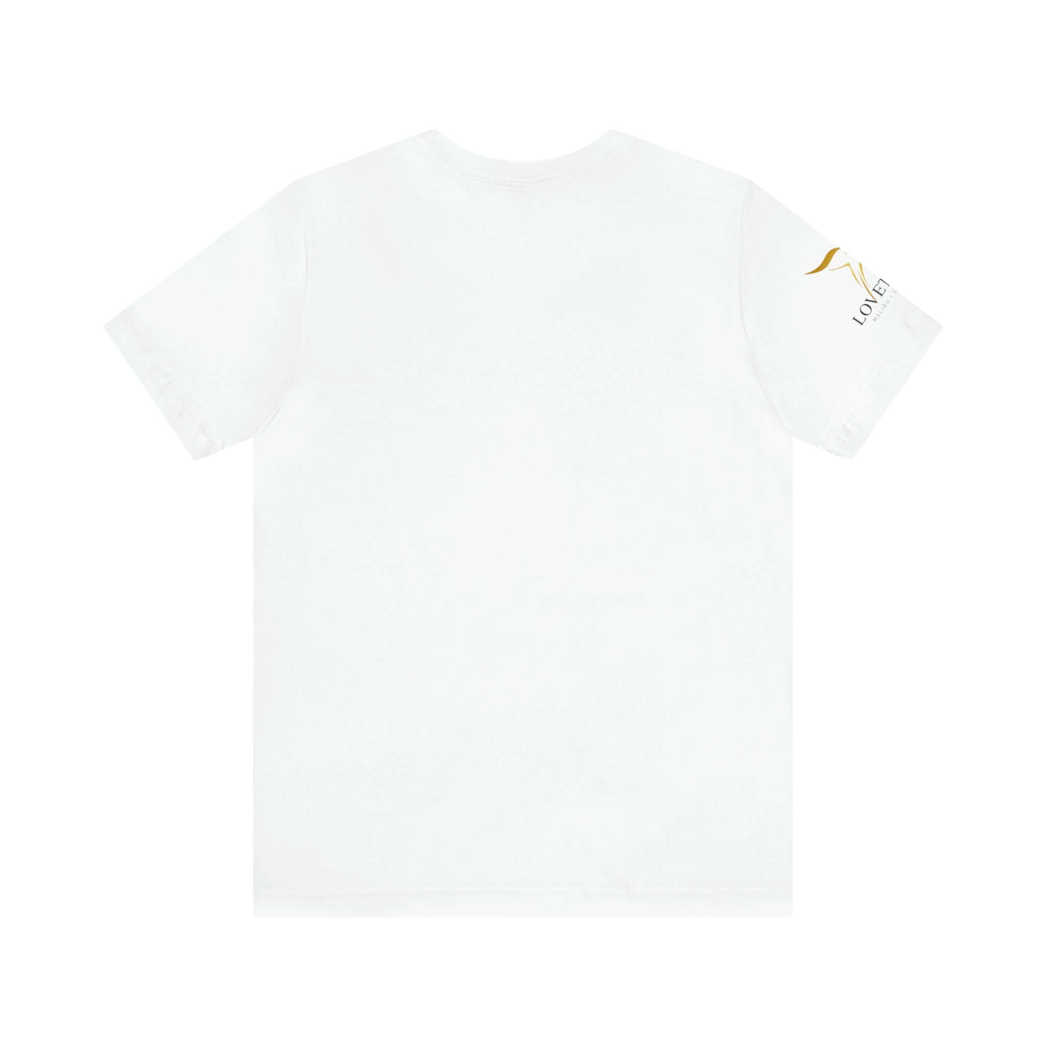 Lovetuner Uni-Sex White T-Shirt featuring 'Love Hertz Frequency' design for a stylish, comfortable, and meaningful everyday wear.