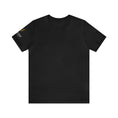 Cargar la imagen en la vista de la galería, Lovetuner Uni-Sex T-Shirt - Black, showcasing the 528 Hz frequency love symbol, promoting healing and positive energy through stylish apparel.
