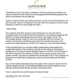 One Journey: The Lovetuner Book