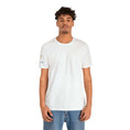 Cargar la imagen en la vista de la galería, Uni-Sex white Lovetuner T-Shirt featuring 528 Hz sound design. Comfortable and stylish, perfect for enhancing your frequency and expressing your vibe.
