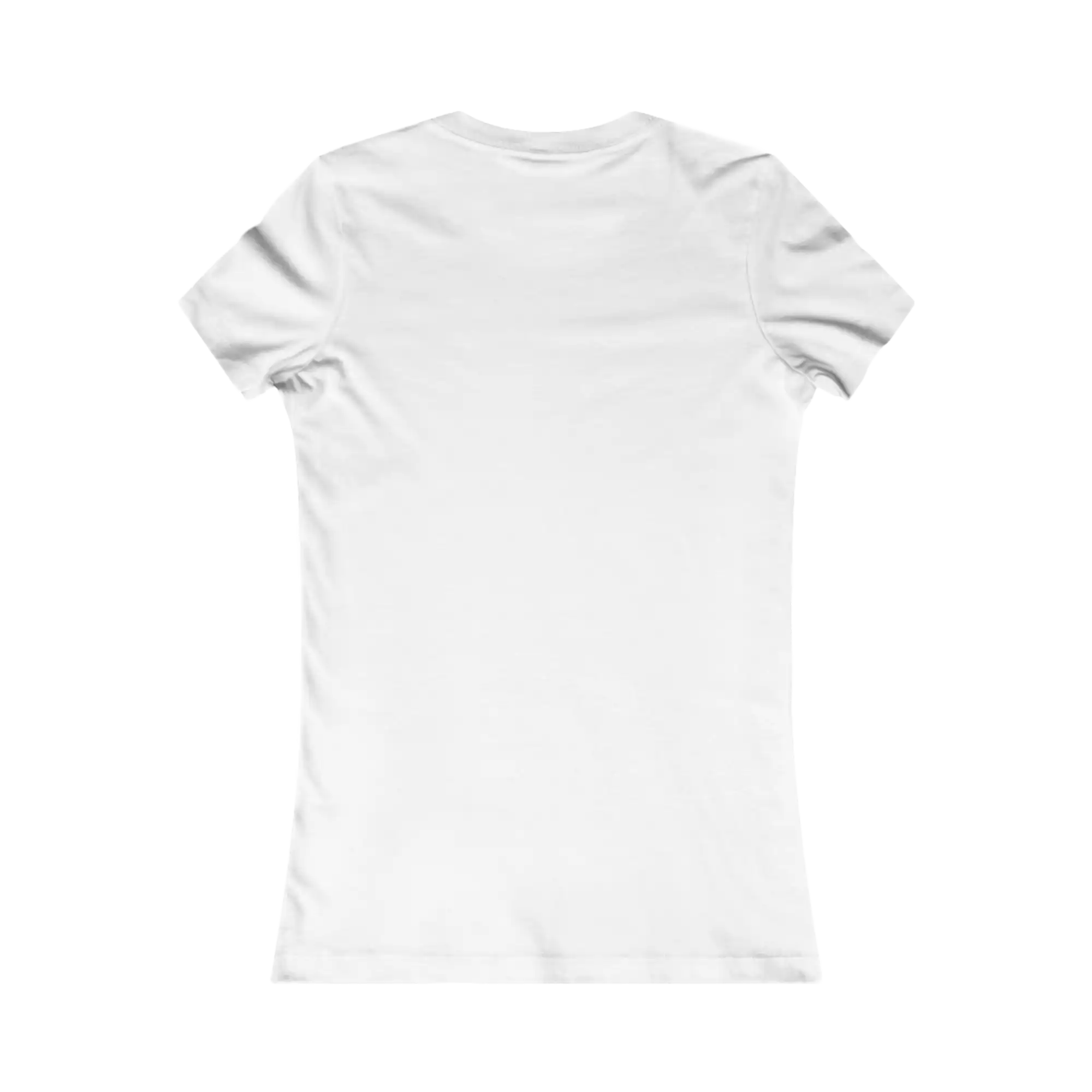 Plain white t-shirt on a white background