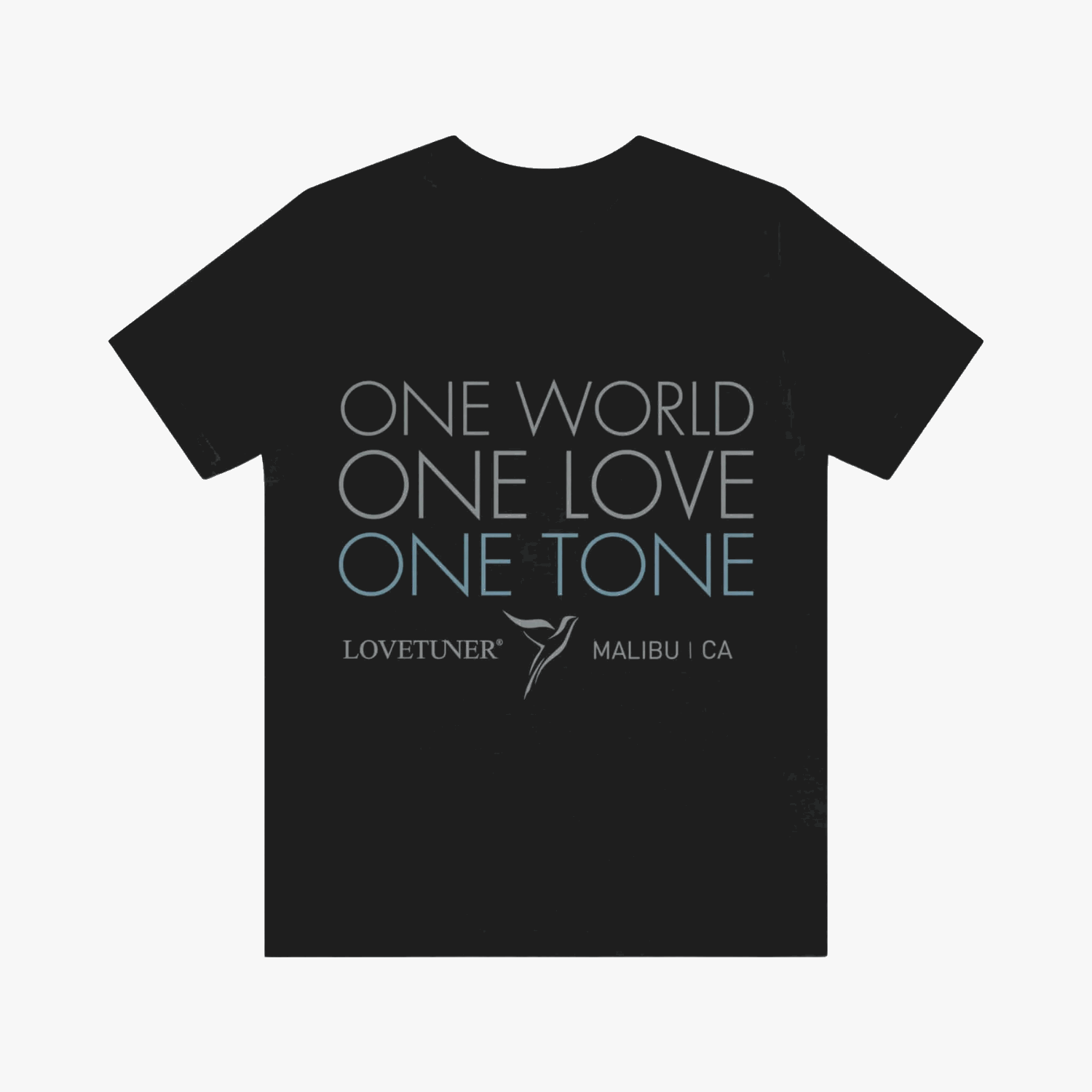 Lovetuner Unisex One Love One World One Tone T-Shirt