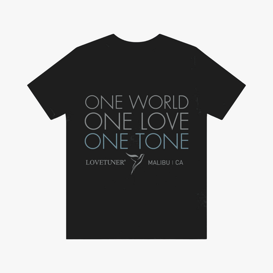 Lovetuner Unisex One Love One World One Tone T-Shirt