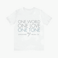 Load image into Gallery viewer, Lovetuner Unisex One Love One World One Tone T-Shirt
