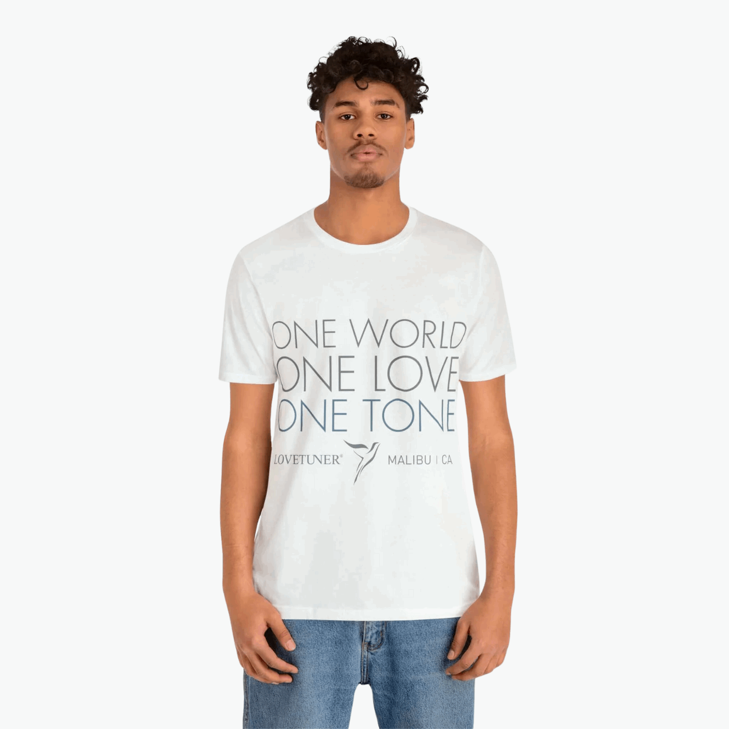 Lovetuner Unisex One Love One World One Tone T-Shirt