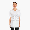 Load image into Gallery viewer, Lovetuner Unisex One Love One World One Tone T-Shirt
