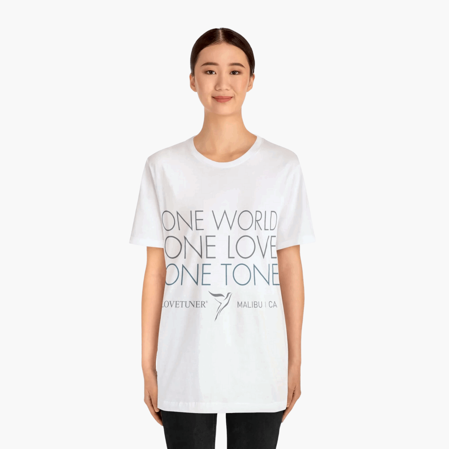 Lovetuner Unisex One Love One World One Tone T-Shirt