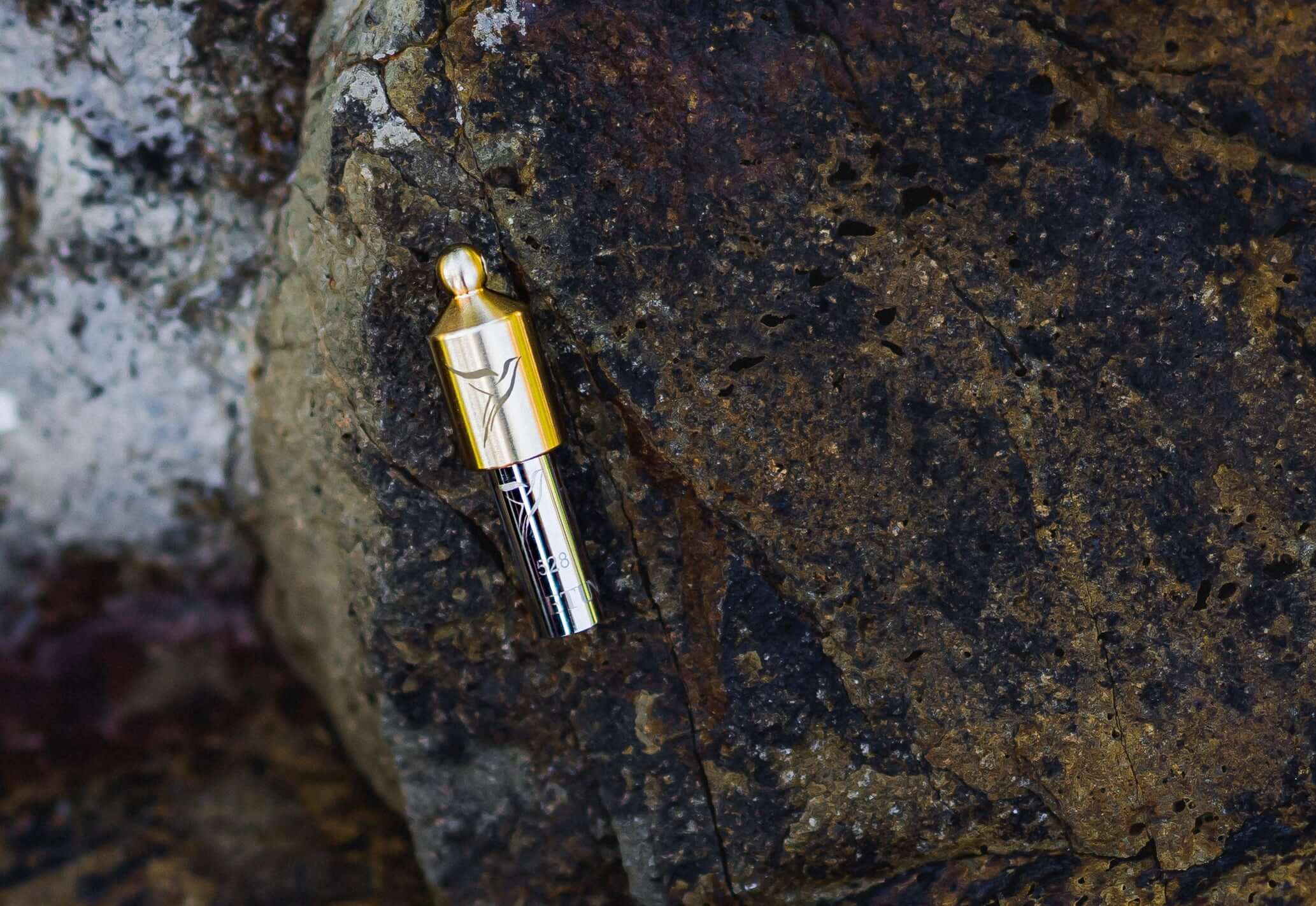 A Lovetuner on a rock