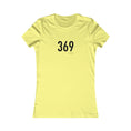 Carica l'immagine nel visualizzatore della galleria, Yellow t-shirt with the number 369 on a white background
