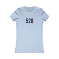 Carica l'immagine nel visualizzatore della galleria, Light blue t-shirt with black text '528' on a white background
