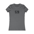 Carica l'immagine nel visualizzatore della galleria, Gray t-shirt with the number 528 on a white background
