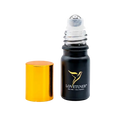 Load image into Gallery viewer, Roll-on bottle with gold cap and black body featuring Lovetuner logo on a white background

