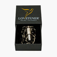 Load image into Gallery viewer, Lovetuner Keychain Silver 528hz Breathing & Meditation Device
