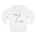 Carica l'immagine nel visualizzatore della galleria, Product photo of the back of a Lovetuner hoodie with the Lovetuner bird logo and the words Malibu California beneath
